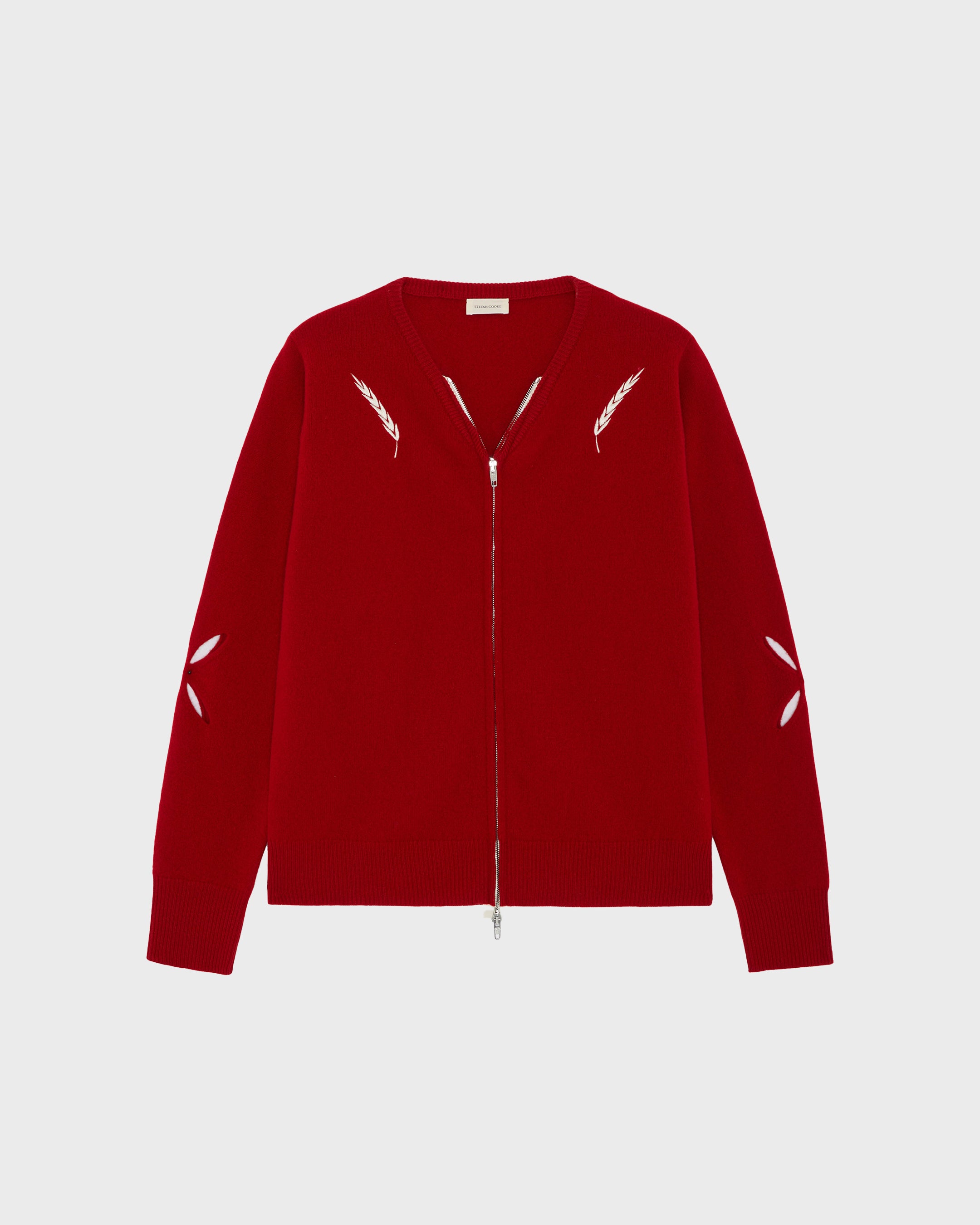 Embroidered Zip Cardigan – Stefan Cooke Embroidered Zip Cardigan – Stefan Cooke