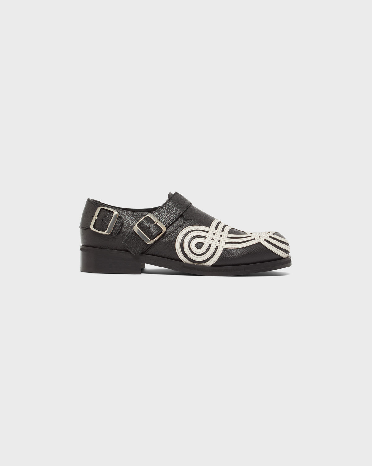 Braided Biker Derby in Black & White