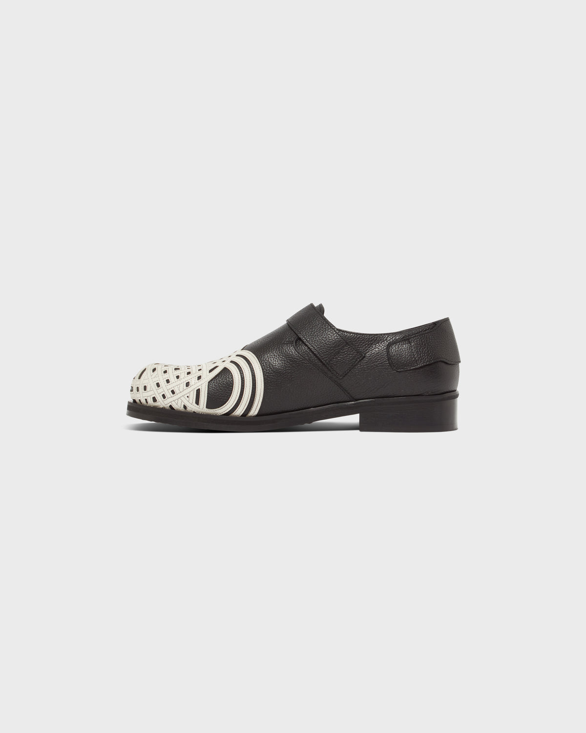 Braided Biker Derby in Black & White