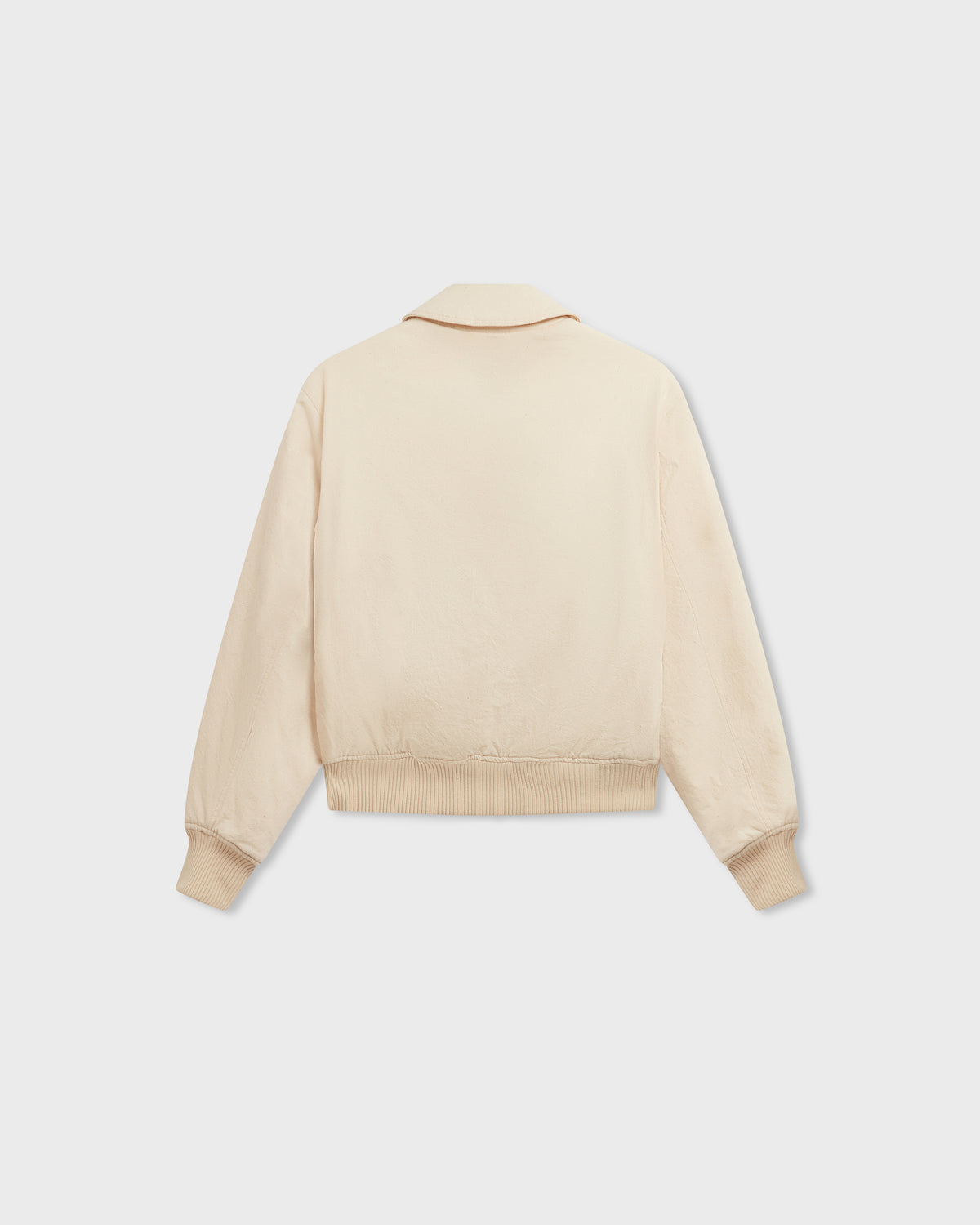 CB Patch Bomber in Cream