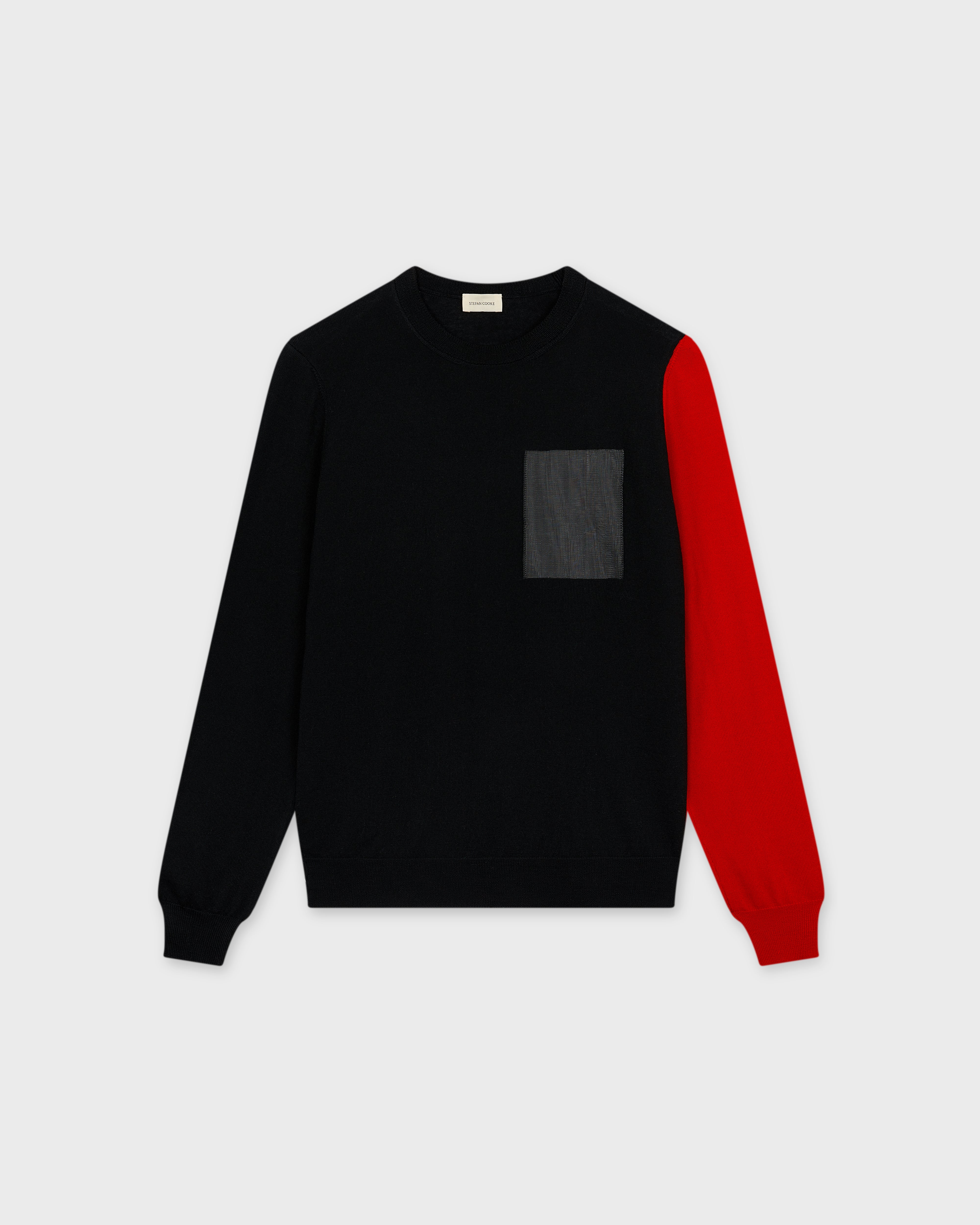 トップス STEFAN COOKE 22SS SIZE S Final Blow - Stefan Cooke Crochet Knit Half Zip Jumper Medium