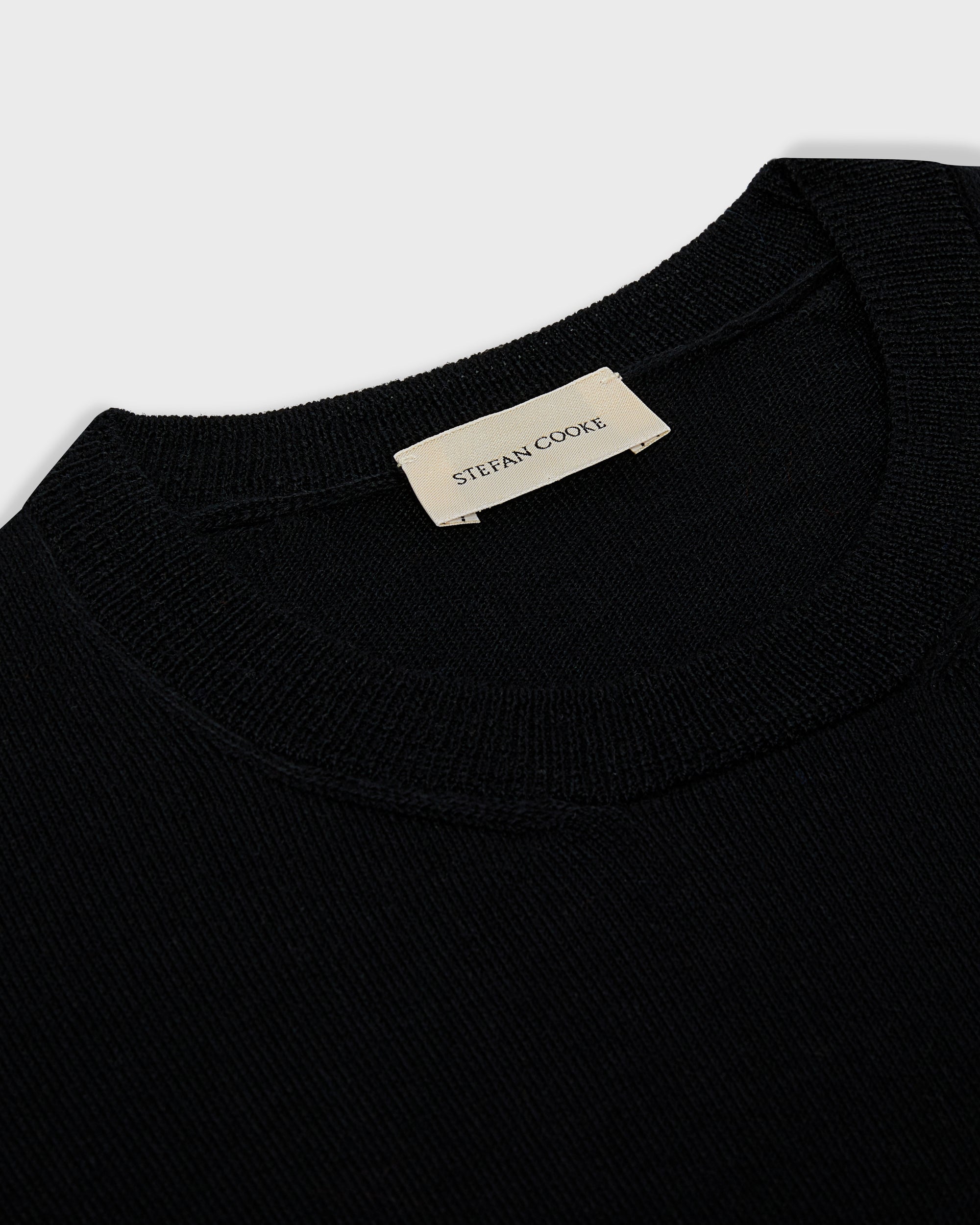 Window Knit Top in Black & Red