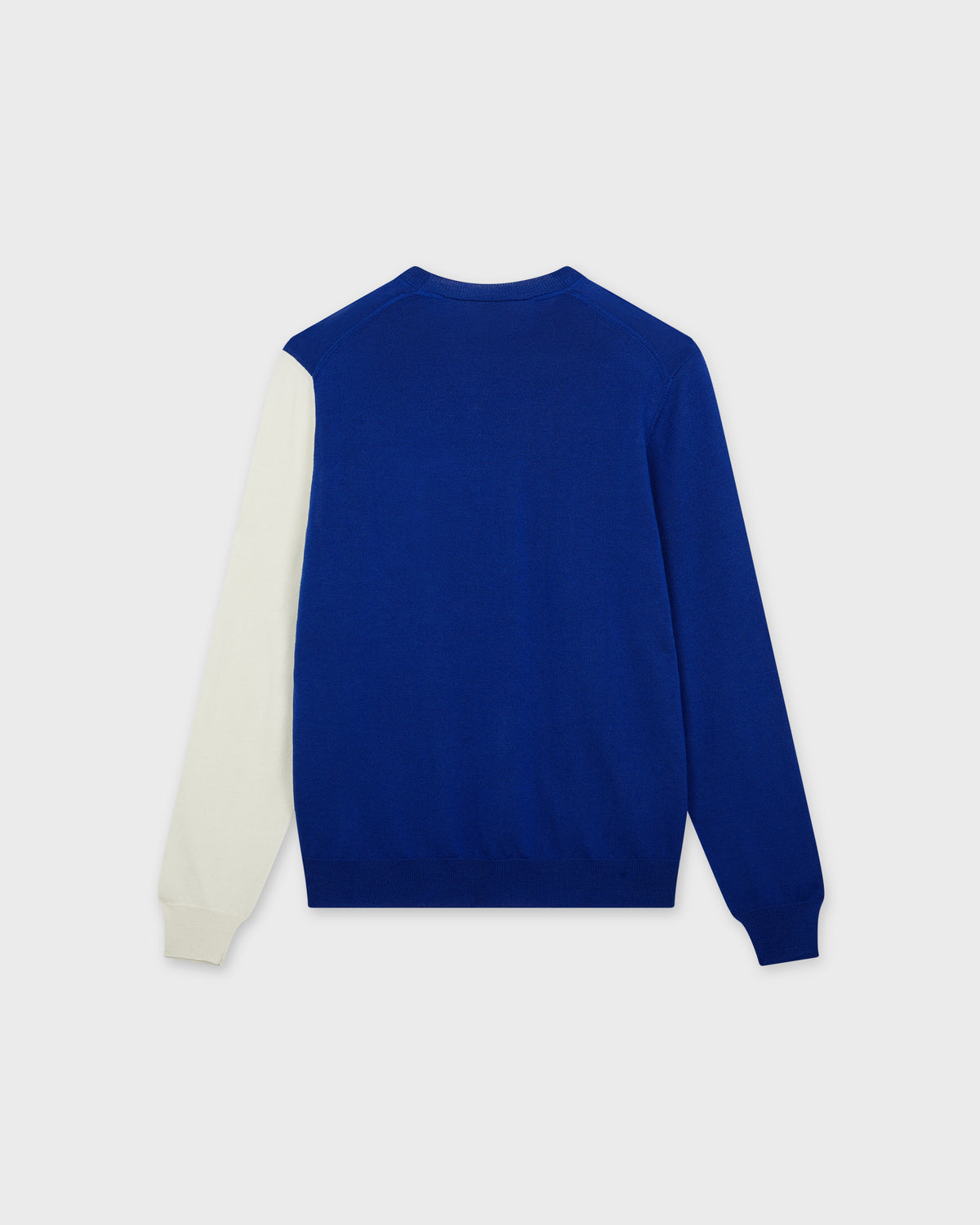 Window Knit Top in Blue & White