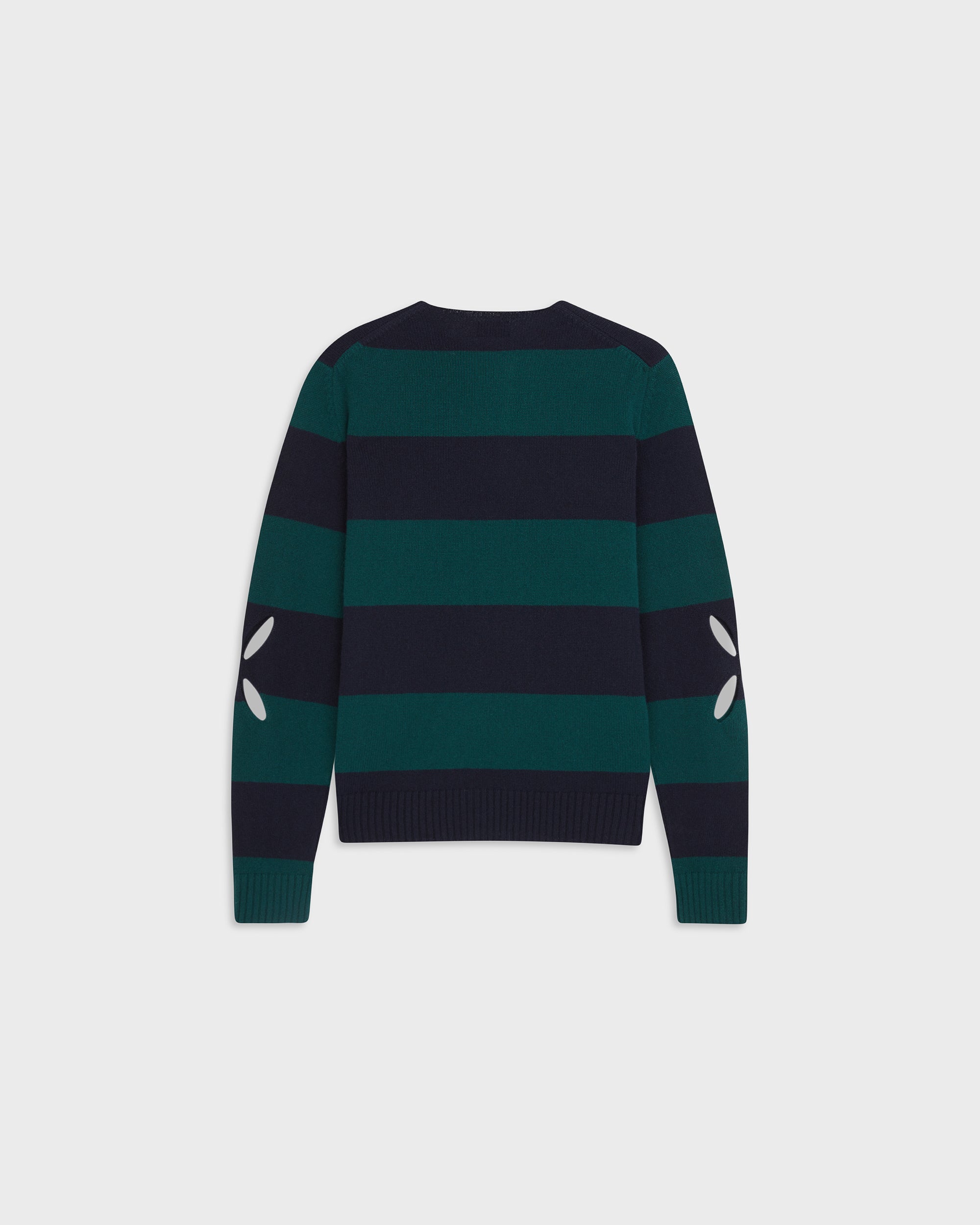 STEFAN COOKE Rugby Jumper in Navy & Green – Stefan Cooke