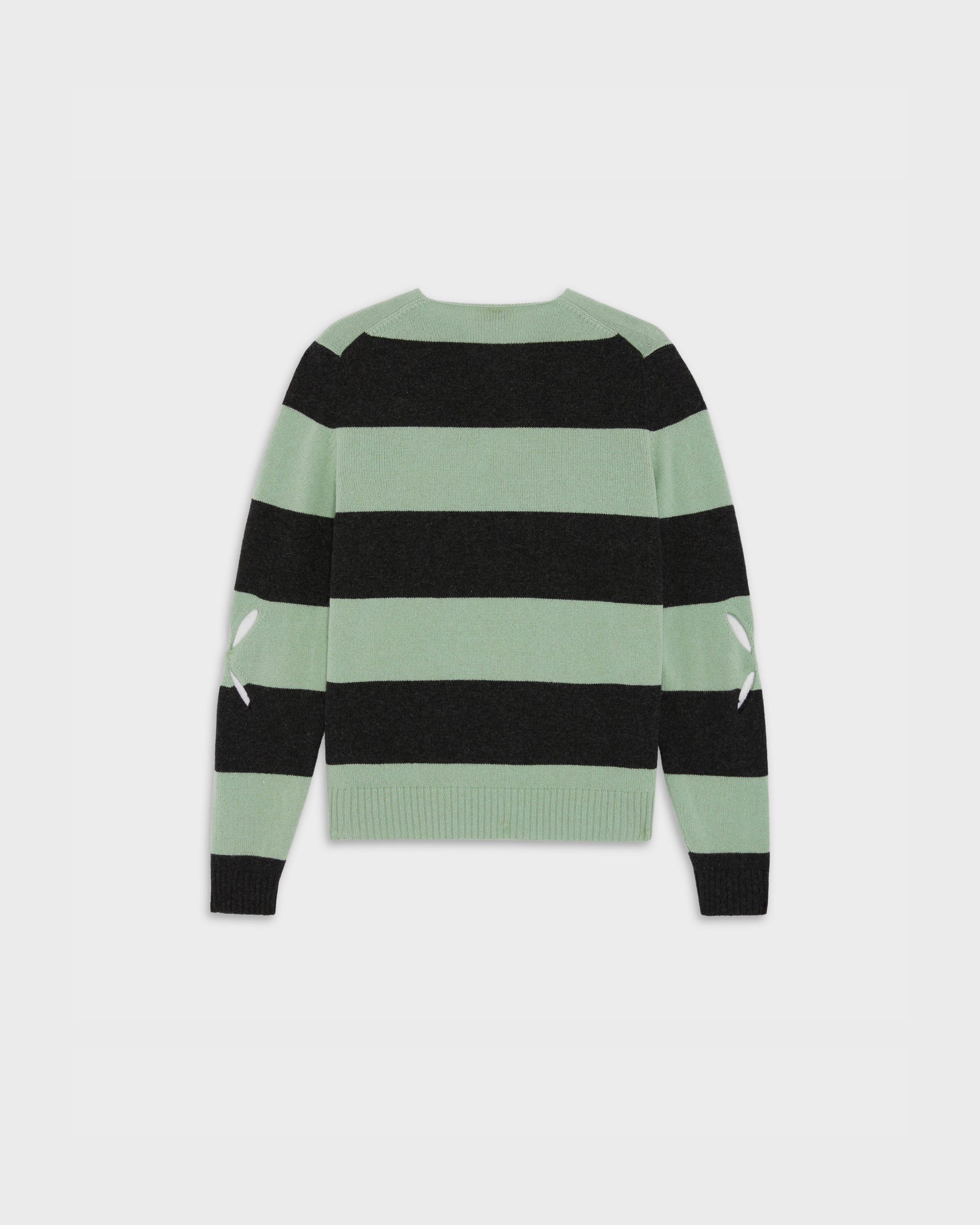 STEFAN COOKE Rugby Jumper in Mint & Charcoal – Stefan Cooke