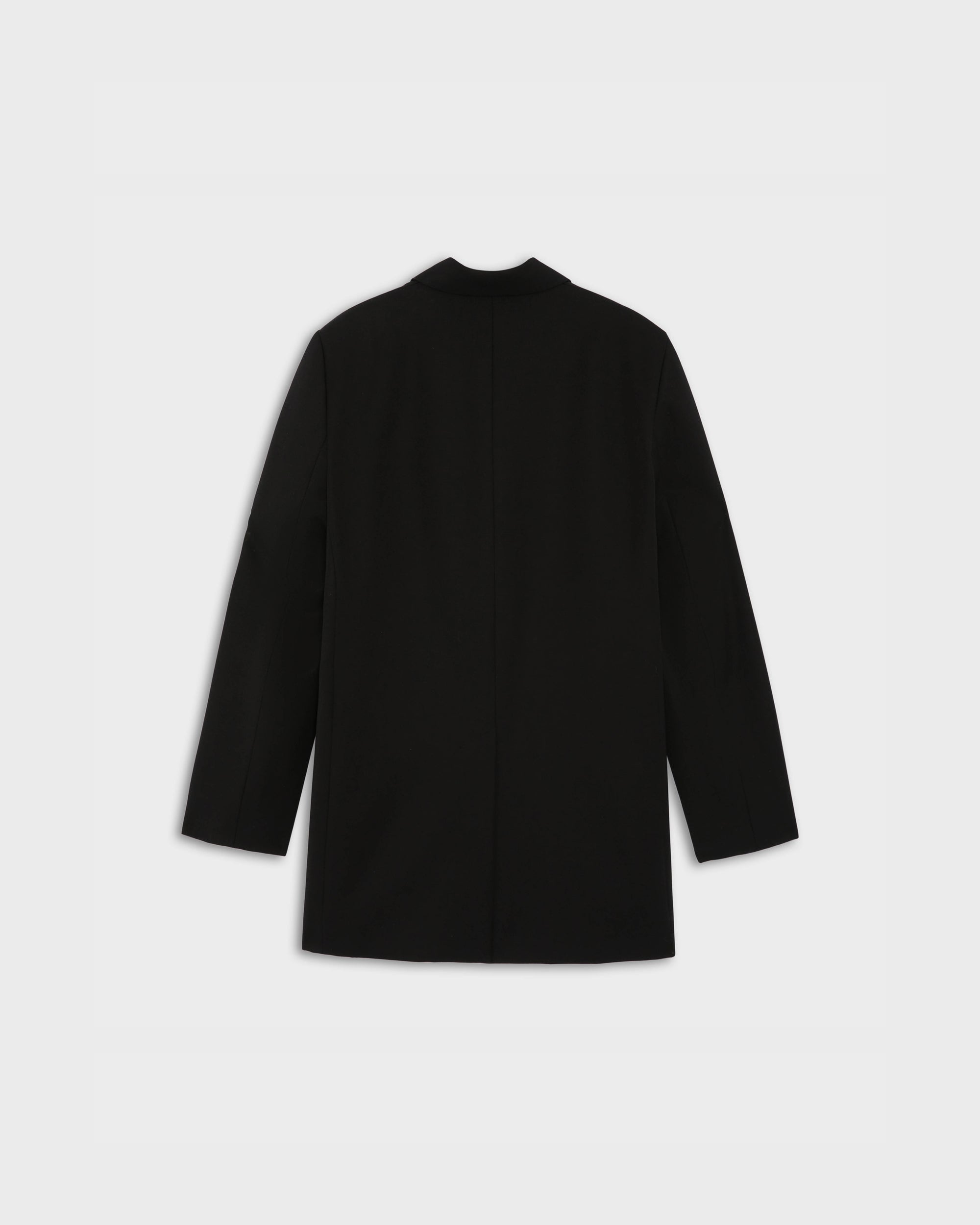 Slashed Coat in Black