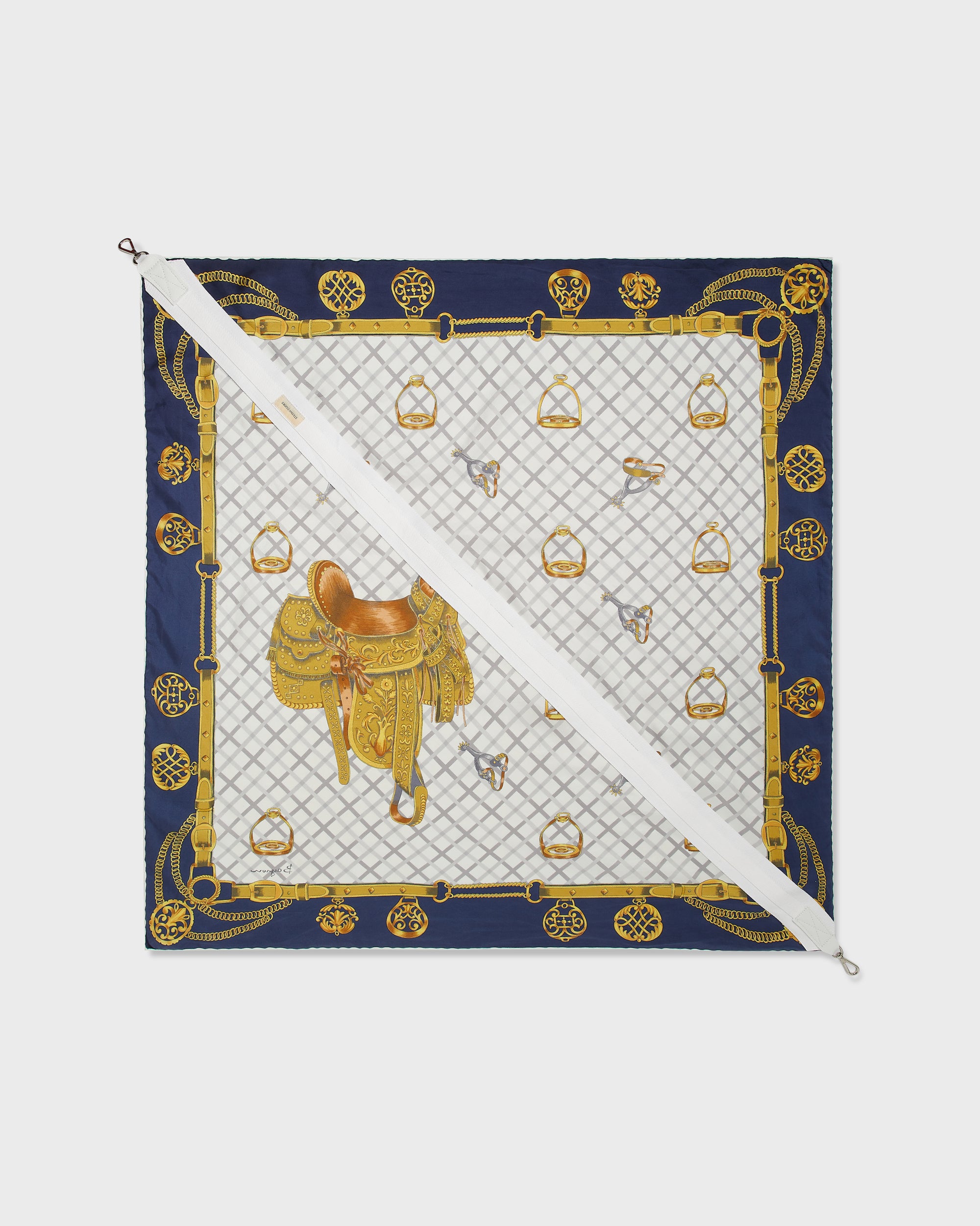 Vintage Silk Scarf Strap