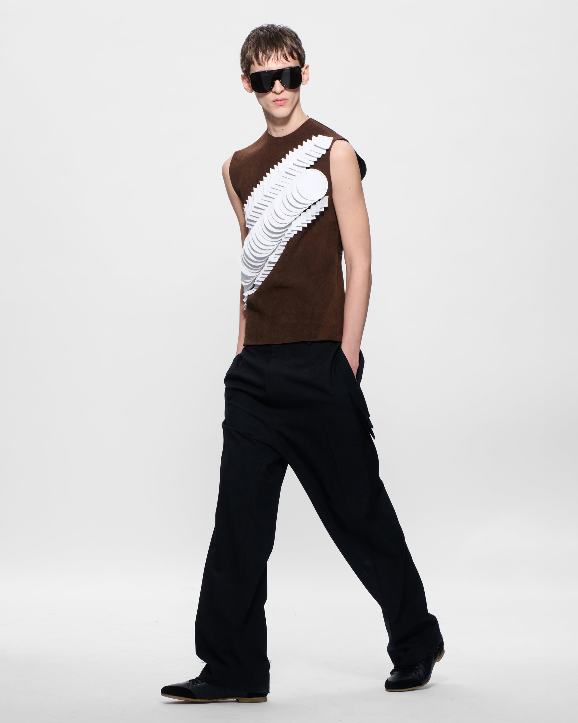 STEFAN COOKE Tuxedo Trousers in Black – Stefan Cooke