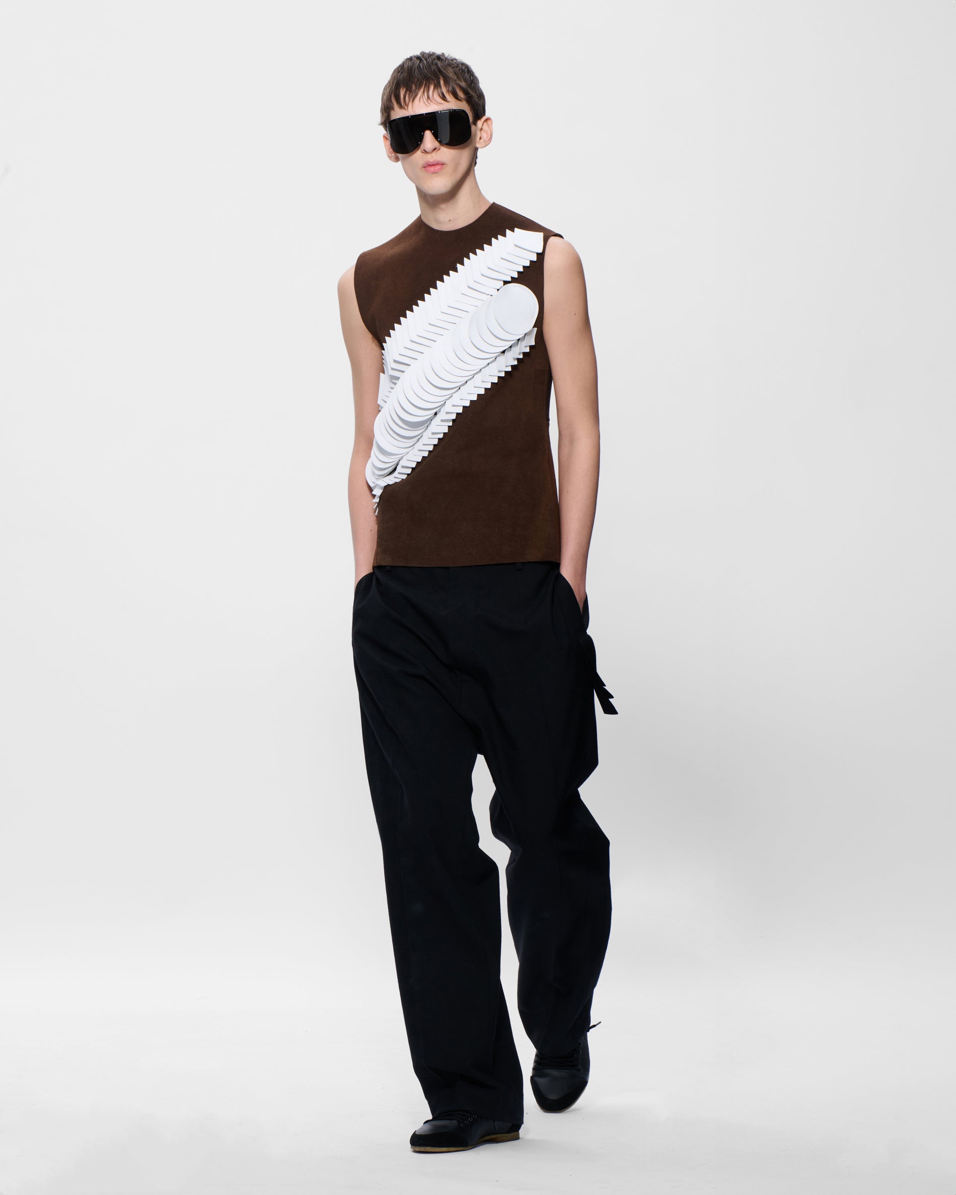 STEFAN COOKE Tuxedo Trousers in Black – Stefan Cooke