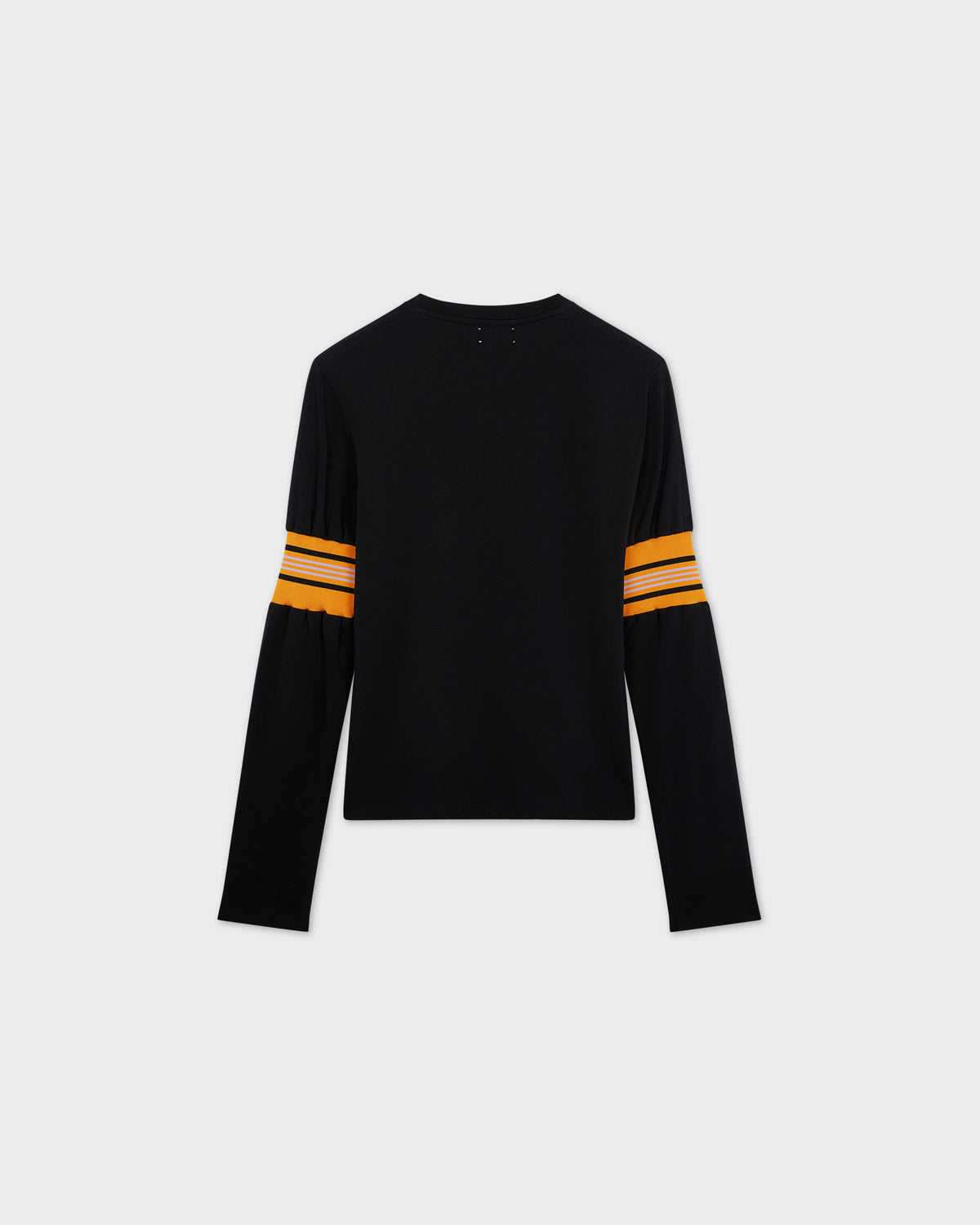 Elastic Sleeve Top in Black