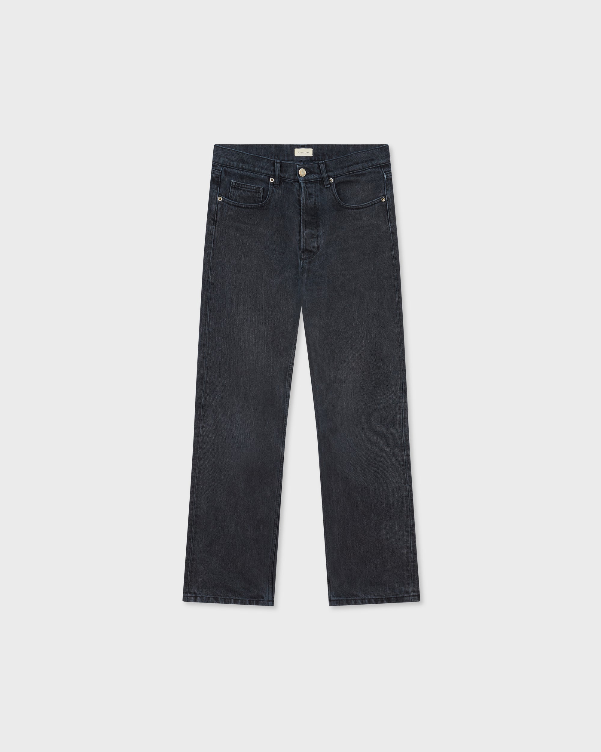 Monogram Jeans in Black