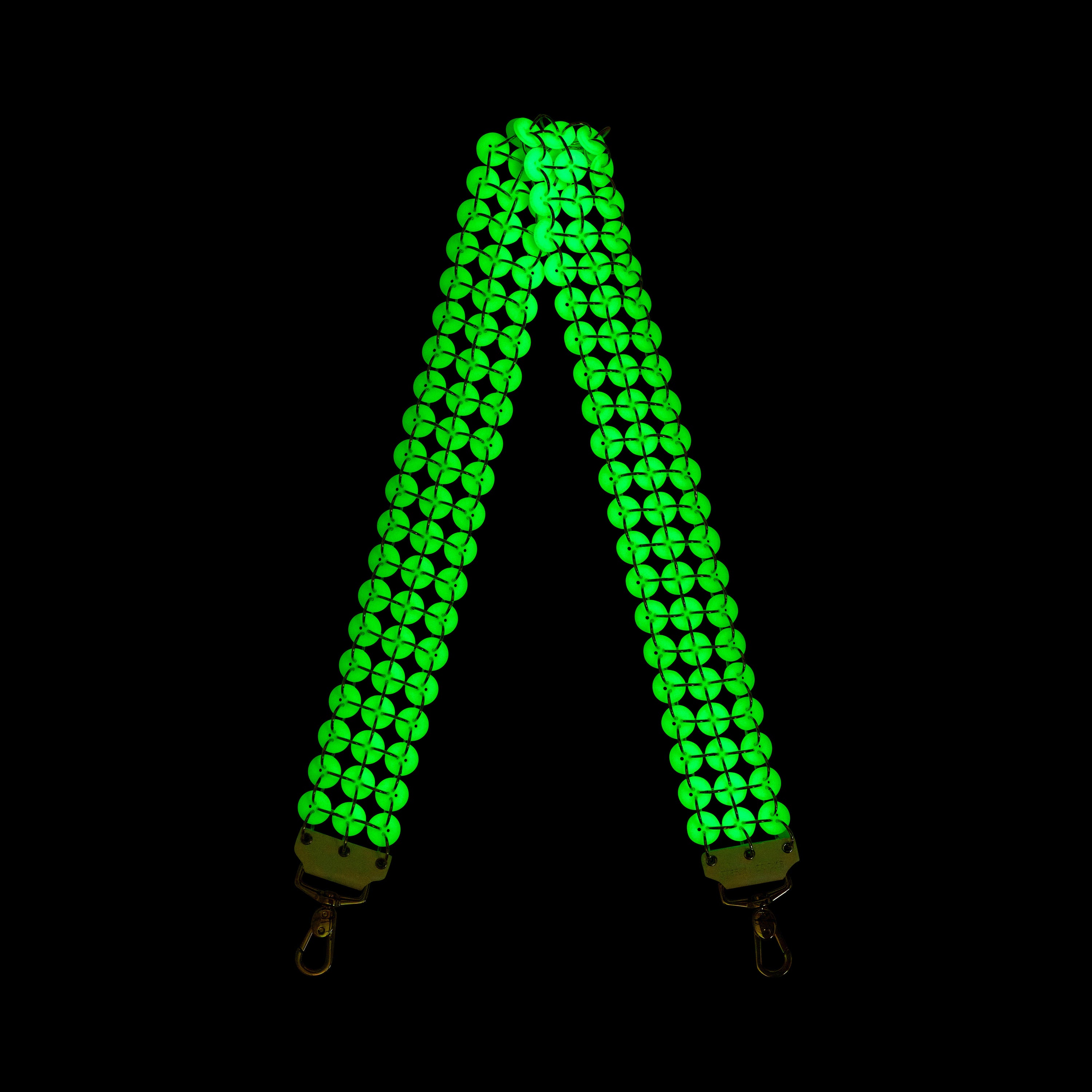 Button Strap in Glowing Rubber