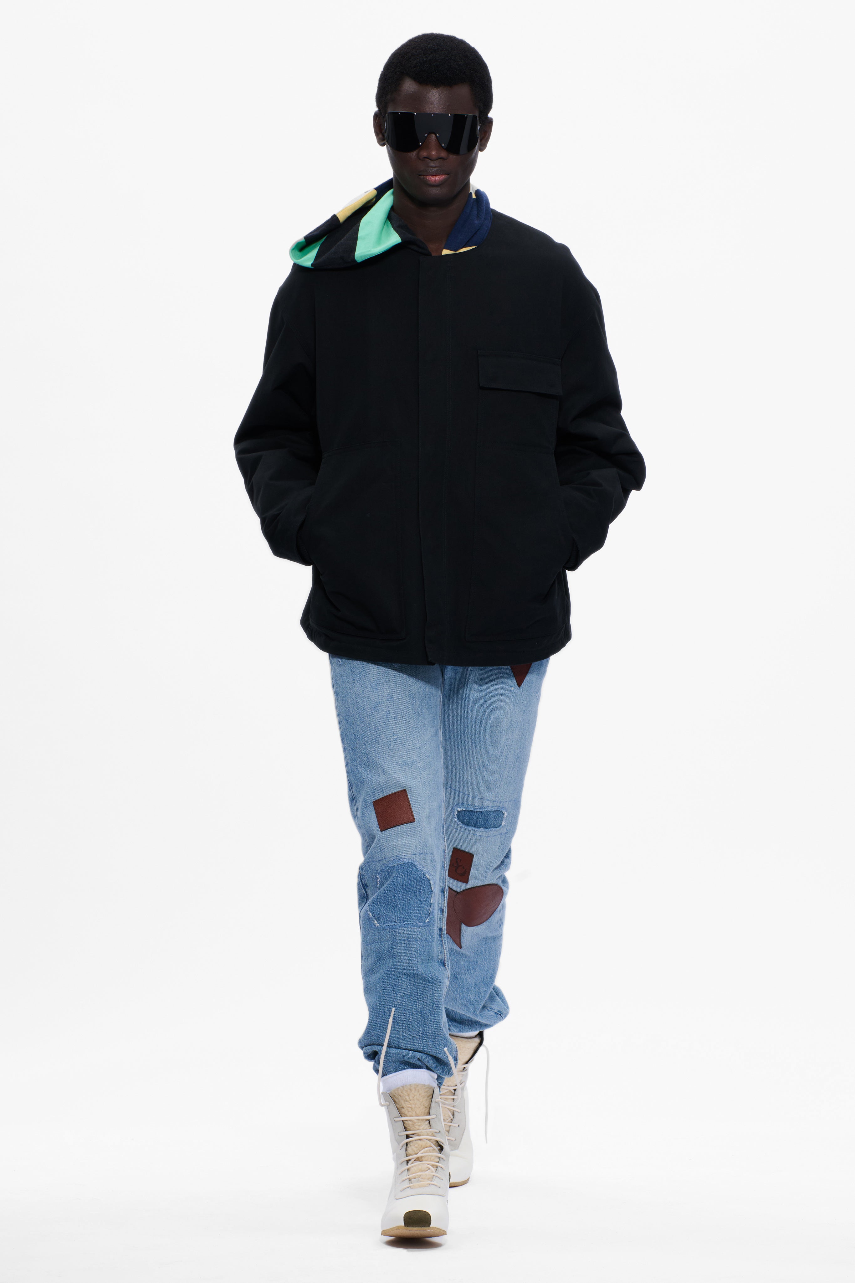 STEFAN COOKE Slashed Trousers in Black for Men | Lyst
