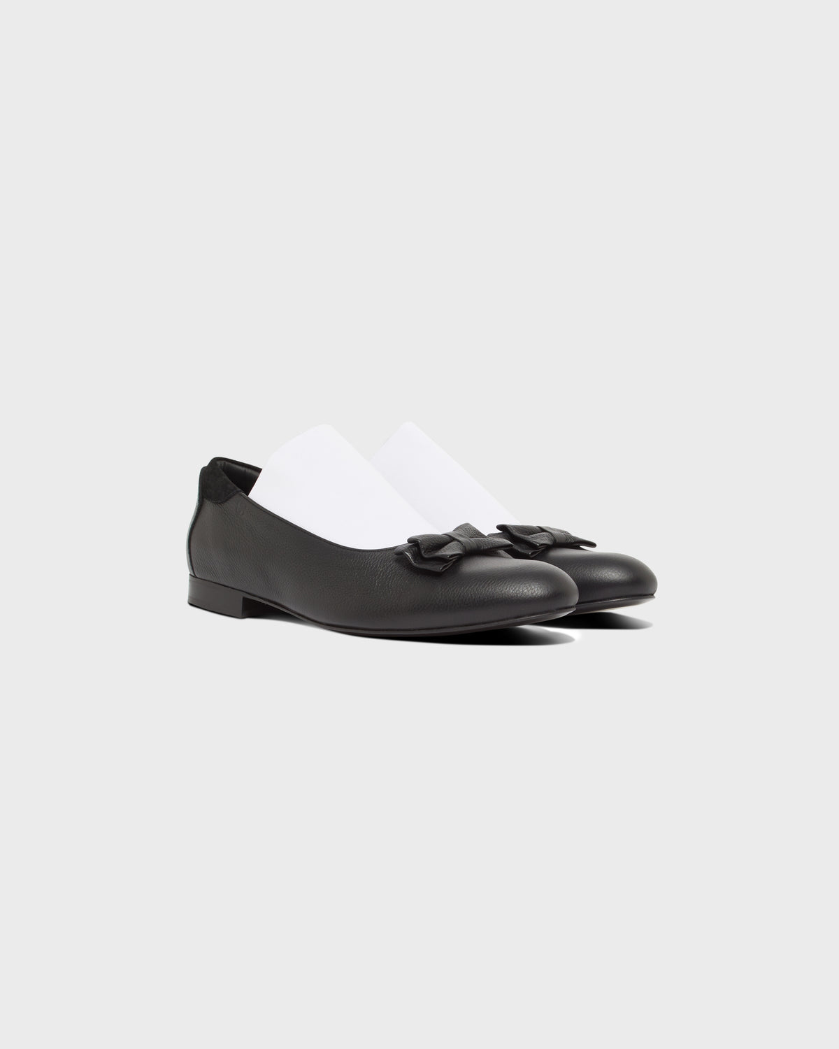 Elastic Opera Shoe in Black & White